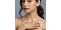 Perle Stellaire – Ensemble Collier, Bracelet et Boucles d'Oreilles Perle Stellaire – Ensemble Collier, Bracelet et Boucles d'Oreilles