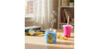 Bougie Pur Retro - Slush Bleue à la Framboise | Souvenirs d'Été